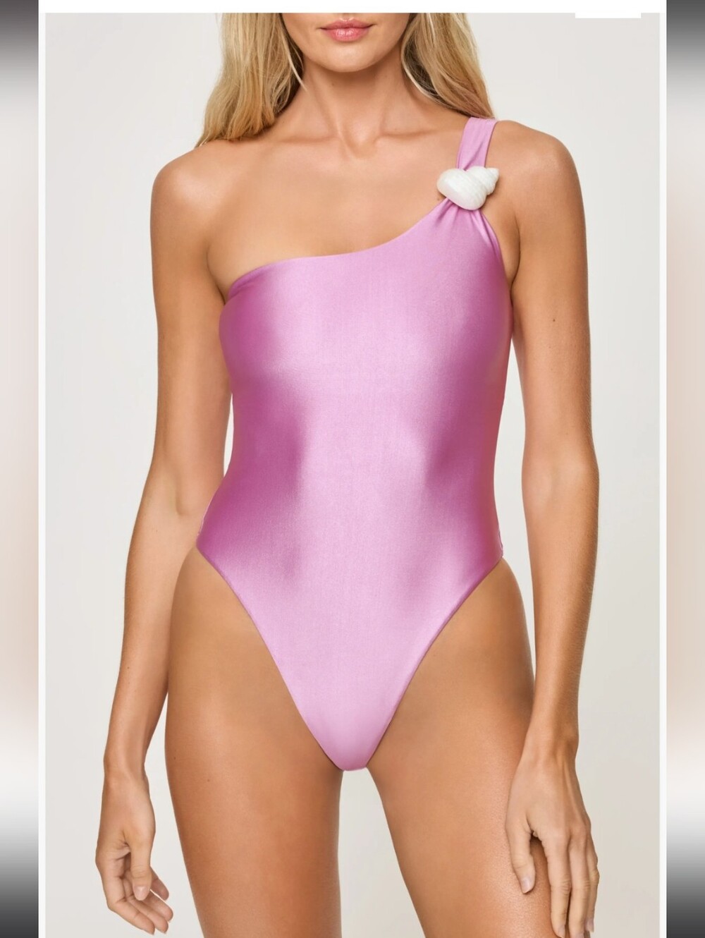 LSPACE Luminescent One Piece Swimsuit in Mauve